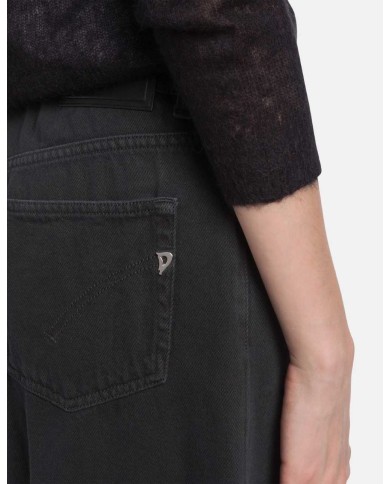 DONDUP JEANS MARLEN WIDE LEG IN BULL FISSO