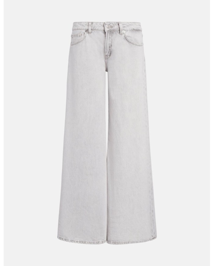 DONDUP JEANS MARLEN WIDE LEG IN DENIM FISSO
