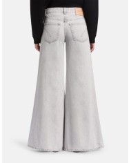 DONDUP JEANS MARLEN WIDE LEG IN DENIM FISSO