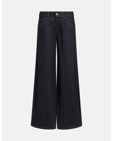 DONDUP JEANS MARLEN WIDE LEG IN DENIM FISSO