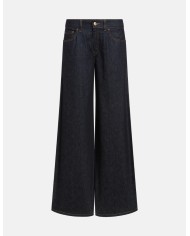 DONDUP JEANS MARLEN WIDE LEG IN DENIM FISSO
