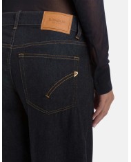DONDUP JEANS MARLEN WIDE LEG IN DENIM FISSO
