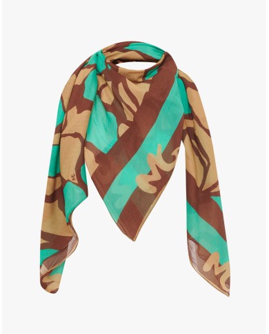 MANILA GRACE FOULARD IN COTONE E SETA