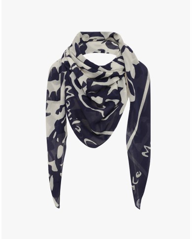 MANILA GRACE FOULARD IN COTONE E SETA