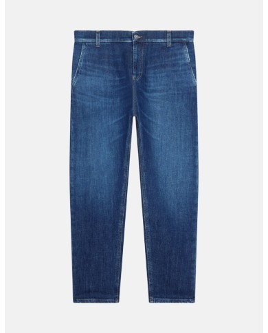 DONDUP JEANS JEFF CARROT IN DENIM STRETCH