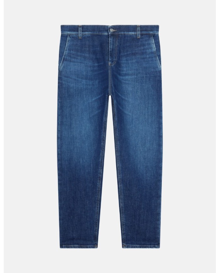 DONDUP JEANS JEFF CARROT IN DENIM STRETCH