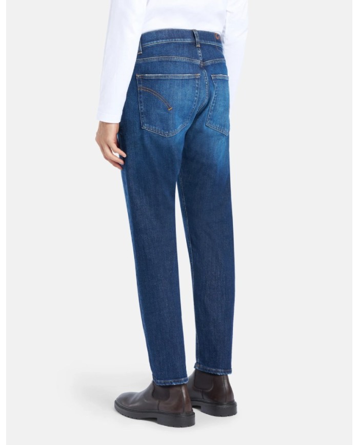 DONDUP JEANS JEFF CARROT IN DENIM STRETCH