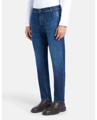 DONDUP JEANS JEFF CARROT IN DENIM STRETCH