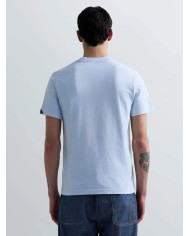 REPLAY MAGLIETTA IN JERSEY CON RICAMO SUL COLLO