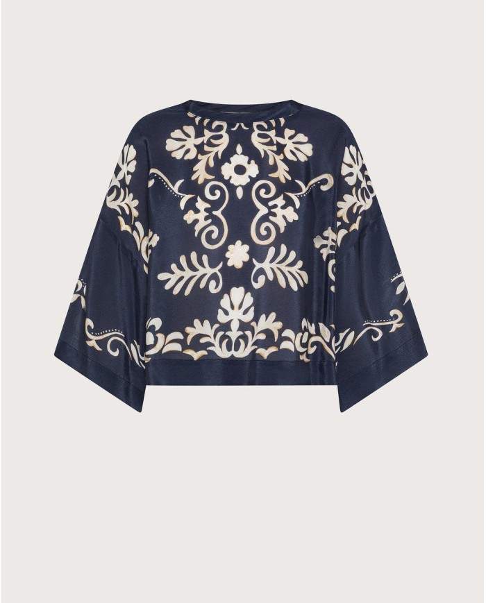 SEVENTY VENEZIA BLUSA IN VISCOSA STAMPATA