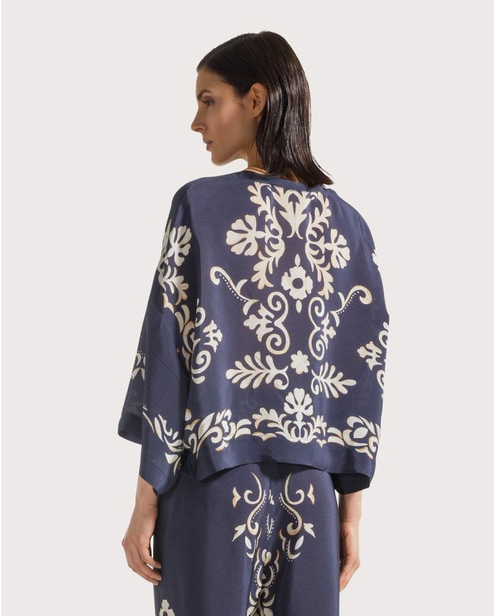SEVENTY VENEZIA BLUSA IN VISCOSA STAMPATA