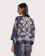 SEVENTY VENEZIA BLUSA IN VISCOSA STAMPATA