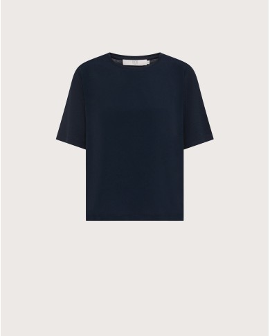 SEVENTY VENEZIA MAGLIETTA CON INSERTI MISTO SETA