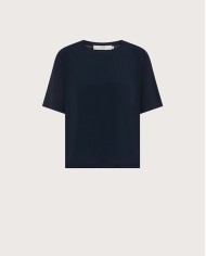 SEVENTY VENEZIA MAGLIETTA CON INSERTI MISTO SETA