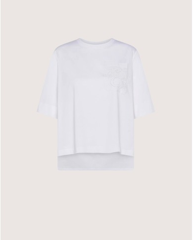 SEVENTY VENEZIA MAGLIETTA IN COTONE E POPELINE