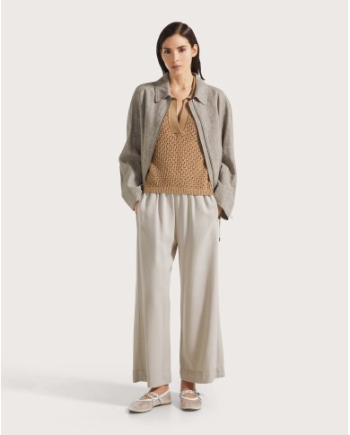 SEVENTY VENEZIA PANTALONE IN TELA TENCEL