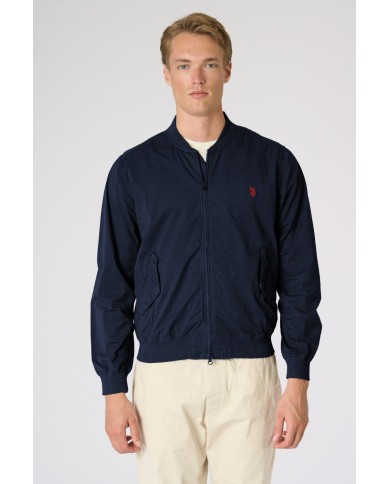 U.S. POLO BOMBER FULL ZIP CON TASCHE