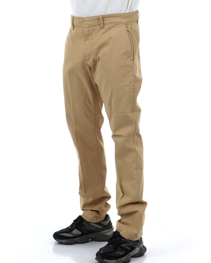 U.S. POLO PANTALONE CHINO IN COTONE STRETCH OVERDYED