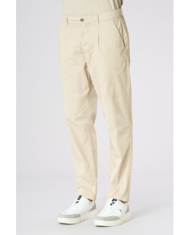 U.S. POLO PANTALONE IN COTONE STRETCH CARROT FIT
