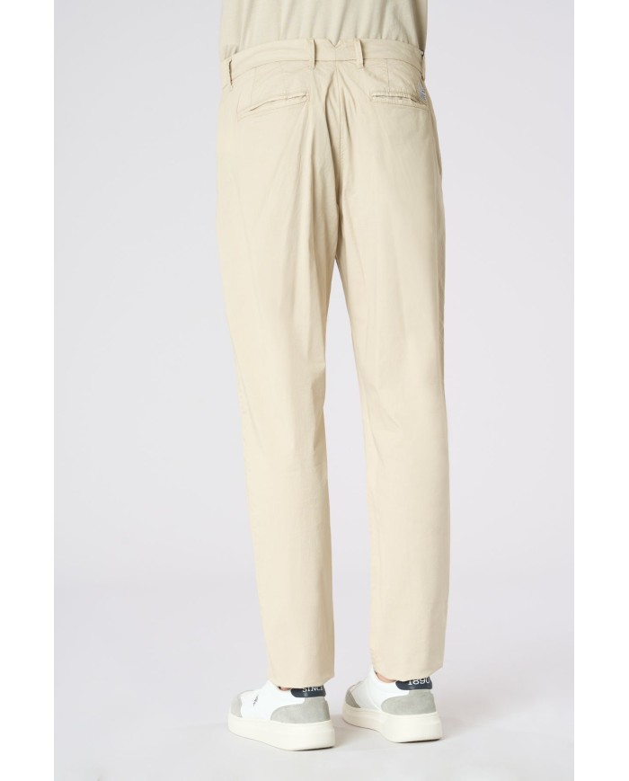 U.S. POLO PANTALONE IN COTONE STRETCH CARROT FIT