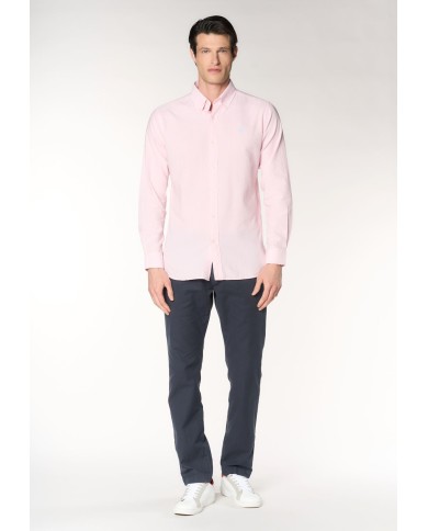 U.S. POLO CAMICIA SLIM FIT OXFORD PIN POINT