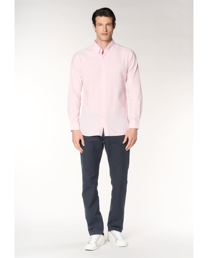U.S. POLO CAMICIA SLIM FIT OXFORD PIN POINT