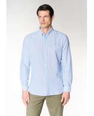 U.S. POLO CAMICIA SLIM FIT OXFORD PIN POINT