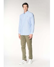 U.S. POLO CAMICIA SLIM FIT OXFORD PIN POINT