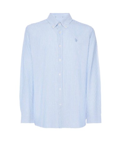 U.S. POLO CAMICIA SLIM FIT OXFORD PIN POINT