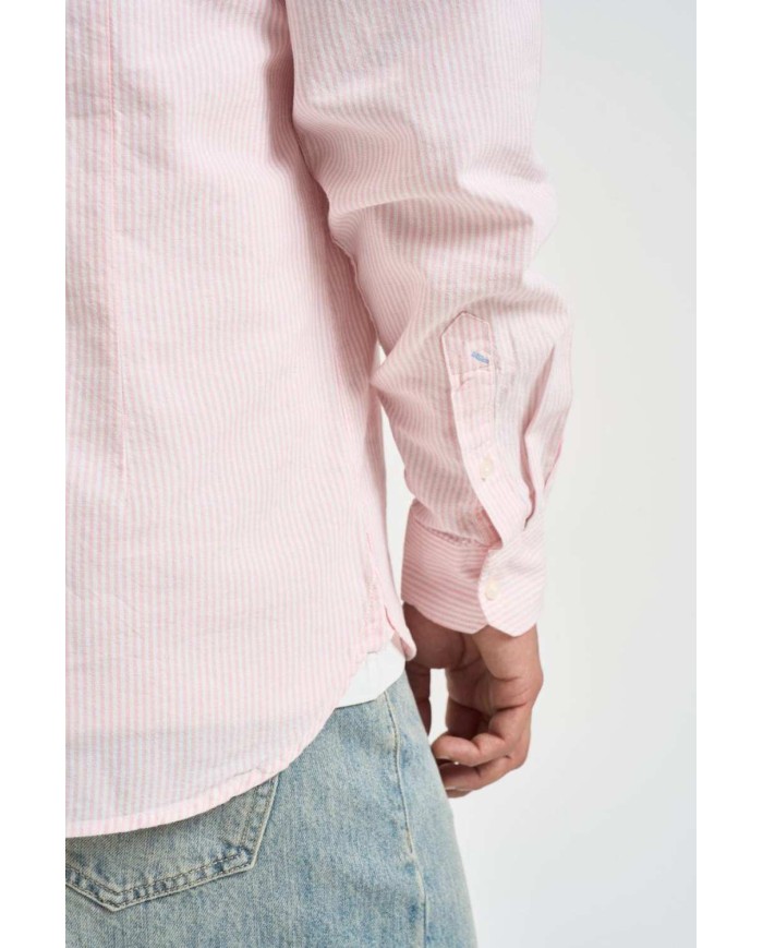 U.S. POLO CAMICIA SLIM FIT OXFORD PIN POINT