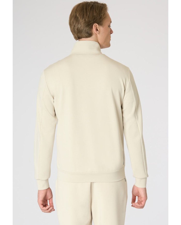 U.S. POLO FELPA FULL ZIP IN SCUBA COLLO ALTO