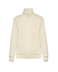 U.S. POLO FELPA FULL ZIP IN SCUBA COLLO ALTO
