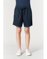 U.S. POLO PANTALONE CORTO IN LYOCELL CON VITA ELASTICIZZATA E COULISSE