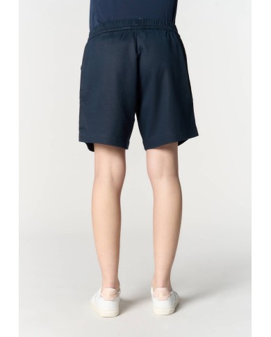 U.S. POLO PANTALONE CORTO IN LYOCELL CON VITA ELASTICIZZATA E COULISSE