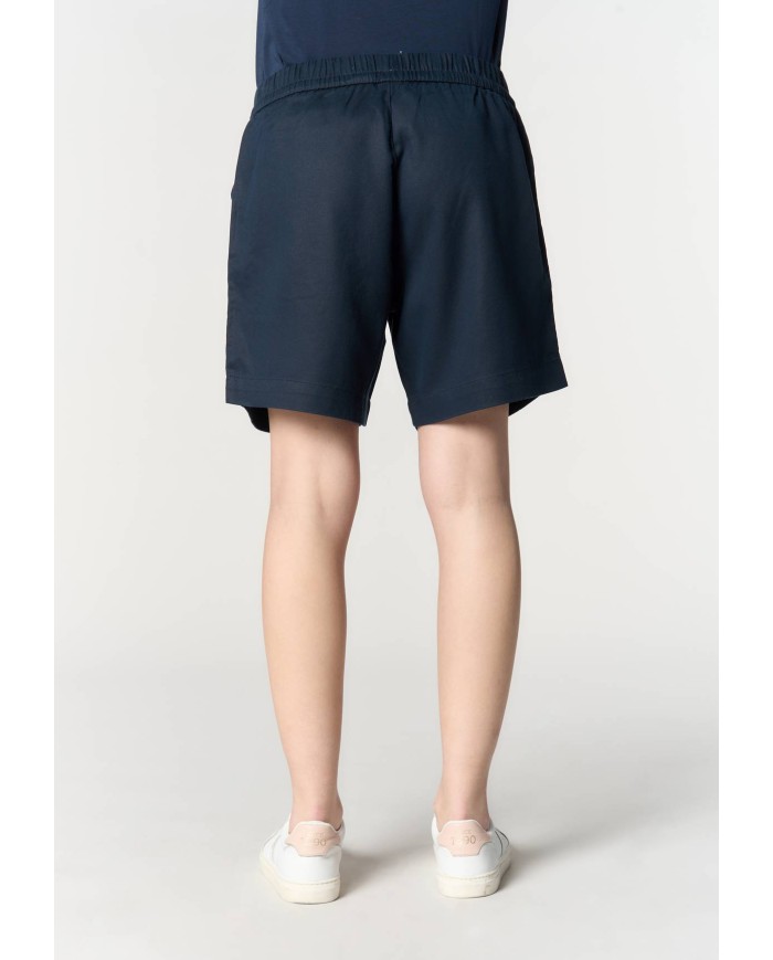 U.S. POLO PANTALONE CORTO IN LYOCELL CON VITA ELASTICIZZATA E COULISSE