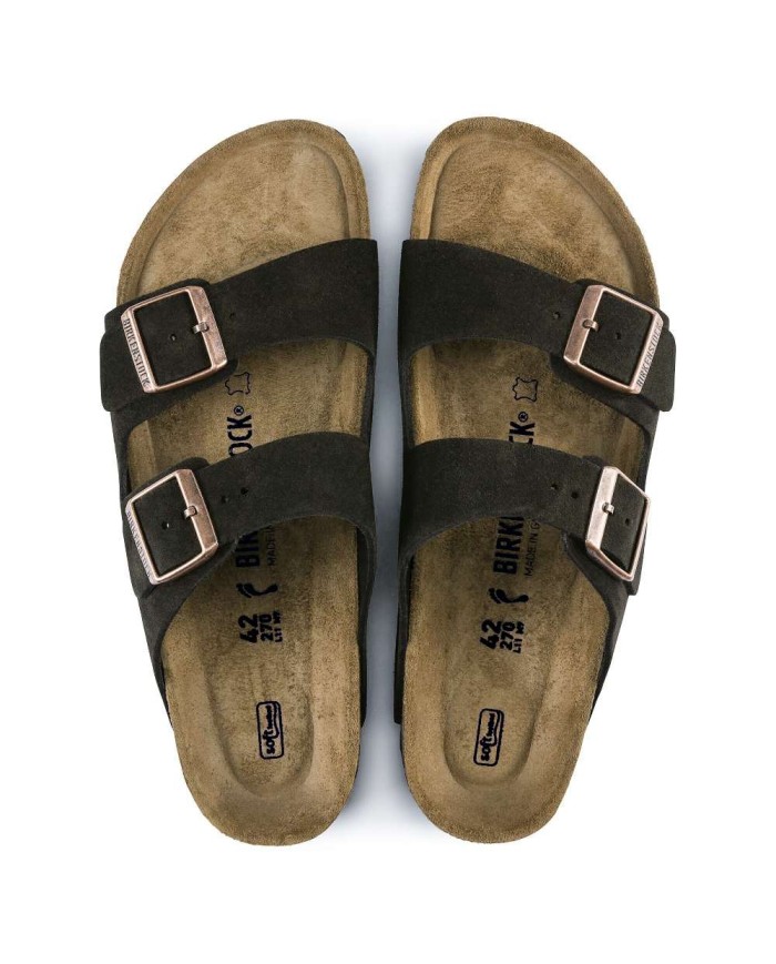 BIRKENSTOCK SANDALI UOMO ARIZONA IN PELLE SCAMOSCIATA