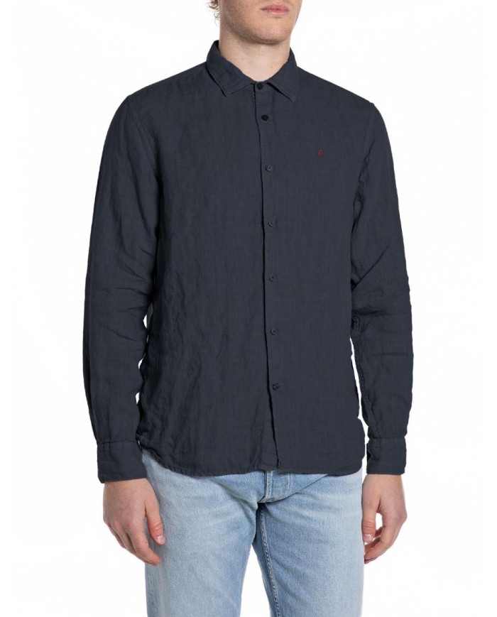 REPLAY CAMICIA DI LINO