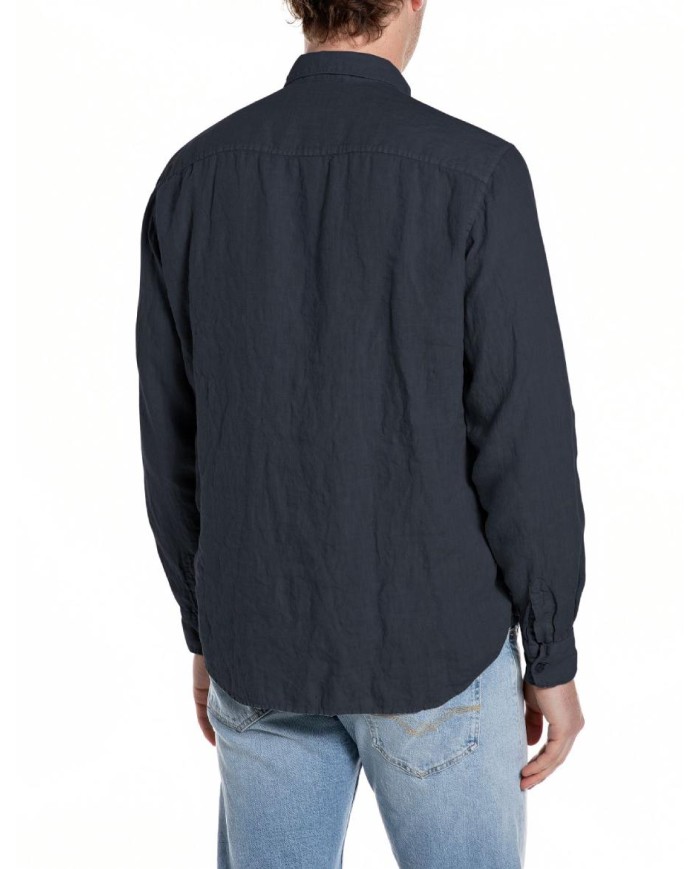 REPLAY CAMICIA DI LINO