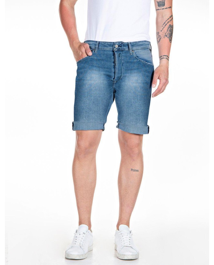 REPLAY BERMUDA IN DENIM