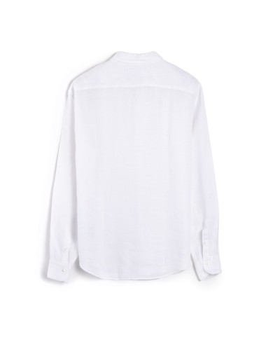 QB24 CAMICIA DI LINO MONOCOLORE