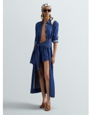 REPLAY ABITO CHEMISIER LUNGO IN DENIM