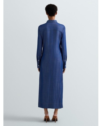 REPLAY ABITO CHEMISIER LUNGO IN DENIM