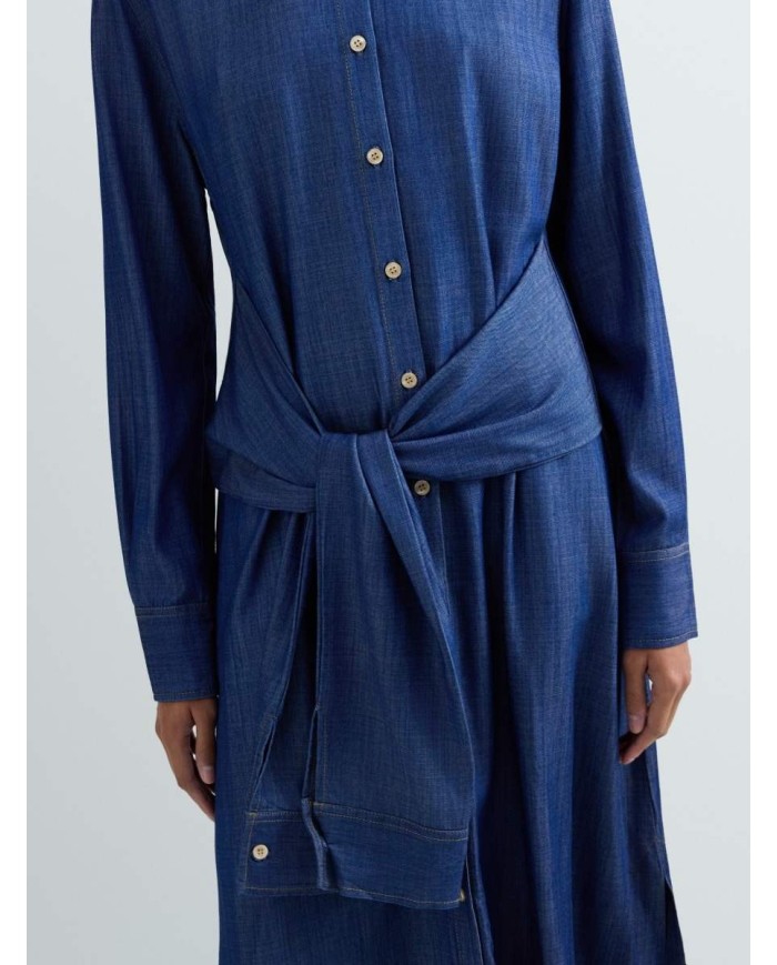 REPLAY ABITO CHEMISIER LUNGO IN DENIM