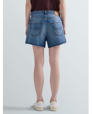 REPLAY SHORTS STRAIGHT IN DENIM