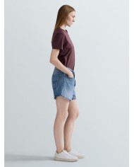 REPLAY SHORTS STRAIGHT IN DENIM