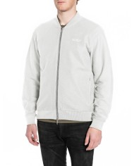 REPLAY GIUBBINO IN JERSEY CON ZIP E COLLO BOMBER
