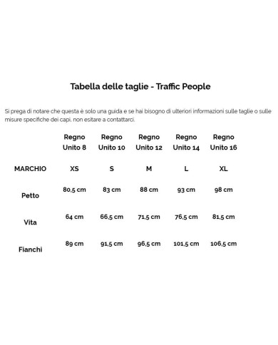 TRAFFIC PEOPLE TUTA FLOREALE