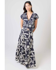 TRAFFIC PEOPLE KIMONO A MANICHE CORTE FLOREALE