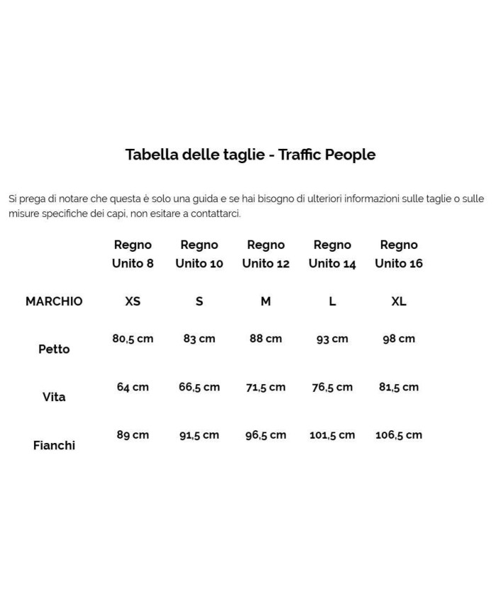 TRAFFIC PEOPLE TOP FLOREALE