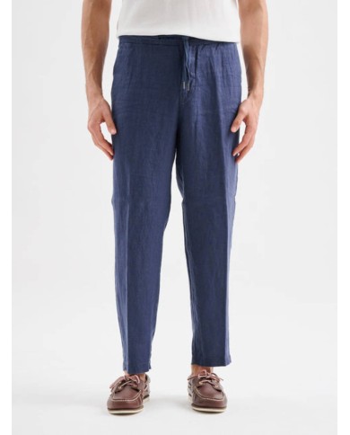 JAGGY PANTALONI CHINO DI LINO BRUCE